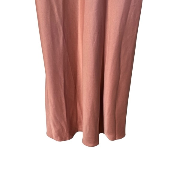 BHLDN Leti Spaghetti Strap Satin Charmeuse Midi Dress in Sedona - Picture 5 of 12